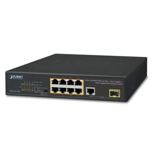 ACTi PPSW-0102 PLANET FGSD-1011HP 8-Port PPSW-0102