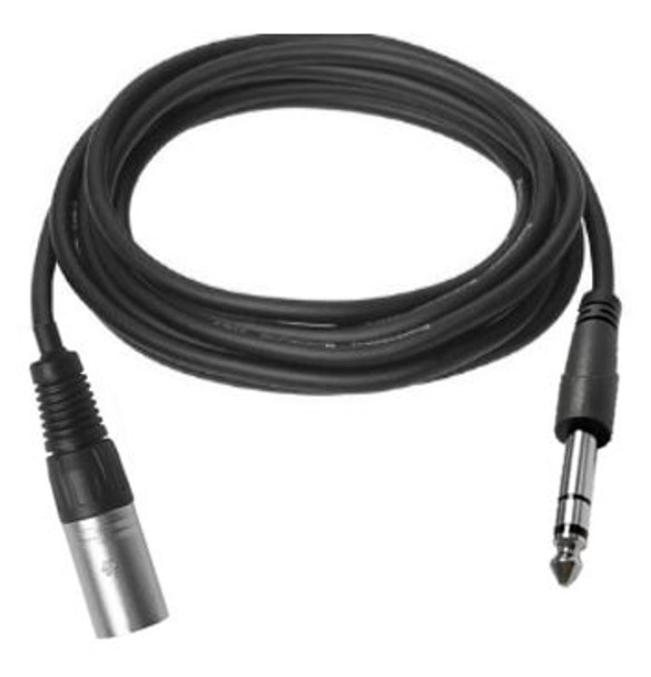 Vivolink PROAUDXLRJACKS2 XLR M - Jack M 2m Black PROAUDXLRJACKS2
