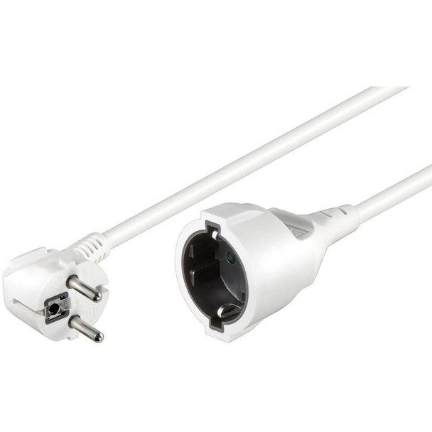 MicroConnect PE140500W Scho power extension  M-F 5m PE140500W