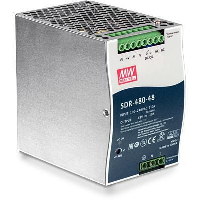 TrendNET TI-S48048 48V 480W Output Industrial DIN TI-S48048