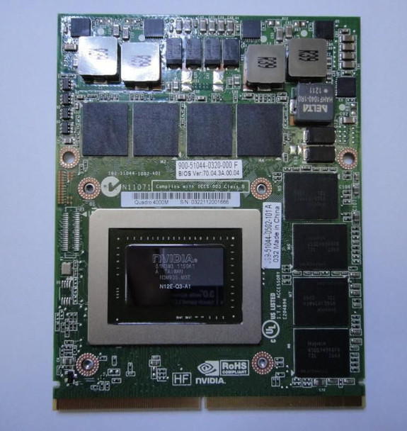HP 647178-001 CARD GFX nVidia N12E-Q3 2GB 647178-001