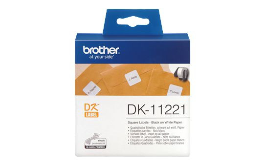 Brother DK11221 DK-11221 23x23mm paperlabel DK11221