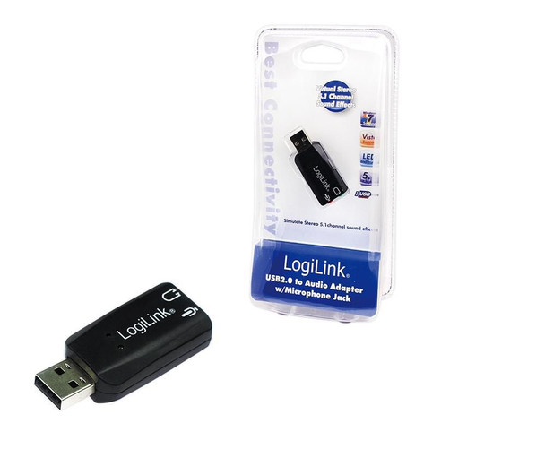 LogiLink UA0053 USB Soundcard 5.1 0 dB UA0053