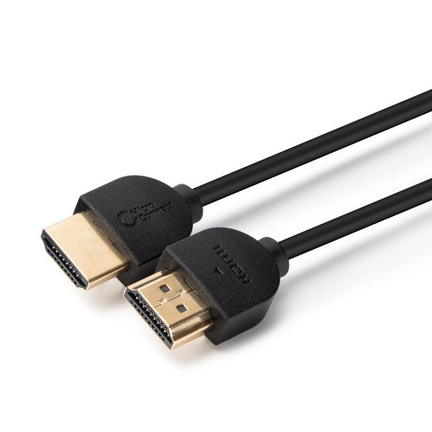 MicroConnect W125666787 HDMI 2.0 Ultra Slim 2m Black HDM19192BSV2.0
