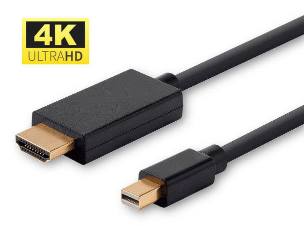 MicroConnect MDPHDMI2B-4K Mini DP v1.2-HDMI M-M 2m MDPHDMI2B-4K