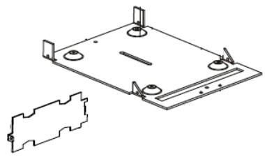 Zebra P1014142 Front bottom guideplate P1014142
