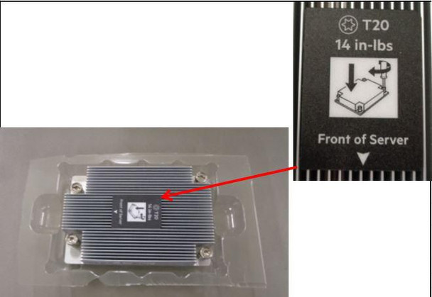 Hewlett Packard Enterprise P00248-001 HEATSINK STD 1U P00248-001