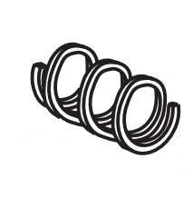 Zebra HW46211 Spring Comp.53 .660. 10/PACK HW46211