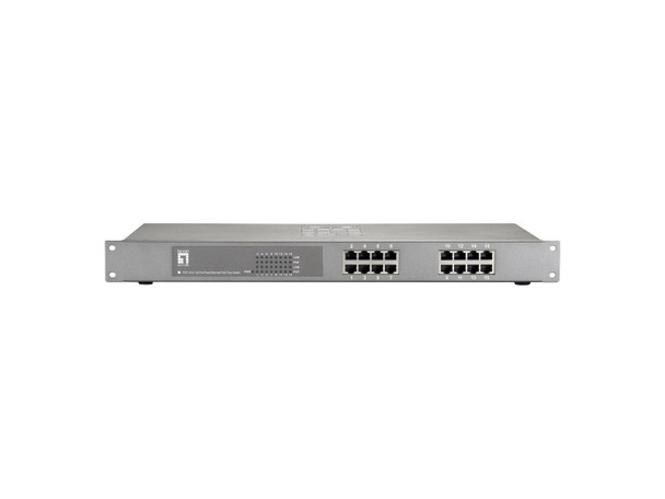 LevelOne FEP-1612W120 16x FE PoE. 802.3at PoE+ 120 W FEP-1612W120