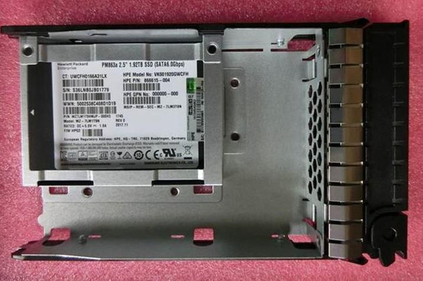 Hewlett Packard Enterprise P00045-001 SSD 1.9TB 6G LFF SATA RI PLP P00045-001