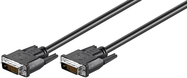MicroConnect MONCC1 DVI-D 24+1-pin 1m M-M Black MONCC1