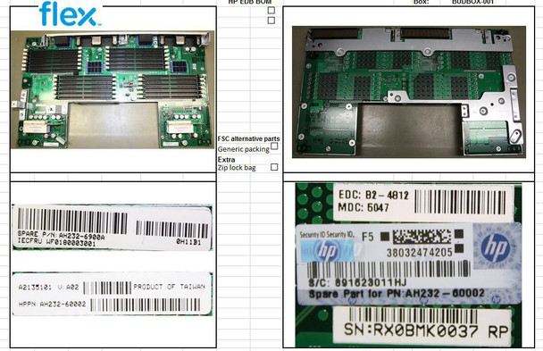 Hewlett Packard Enterprise AH232-6900A Memory mezzanine board AH232-6900A
