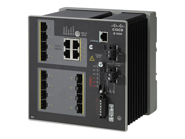 Cisco IE-4000-8GS4G-E IE 4000 8 X SFP 1G IE-4000-8GS4G-E