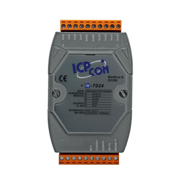ICP DAS 50454 MODBUS. 4xAO 50454