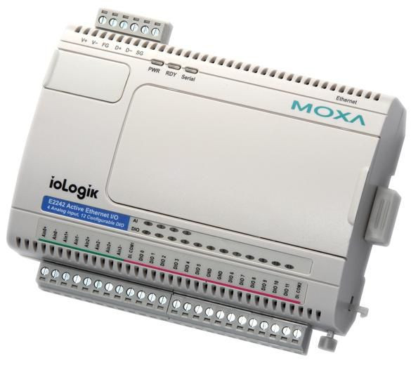 Moxa 44338 ioLOGIK ETHERNET I/O SERVER. 2 44338