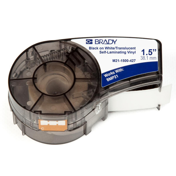 Brady M21-1500-427 Black on White 4.26m x 38.1mm M21-1500-427