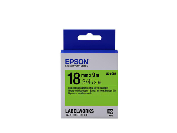 Epson C53S655005 TAPE - LK5GBF FLUOR BLK/ C53S655005