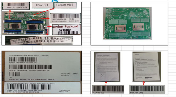 Hewlett Packard Enterprise 869298-001 SPS-MOTHERBOARD: 4GBE/HSW 869298-001
