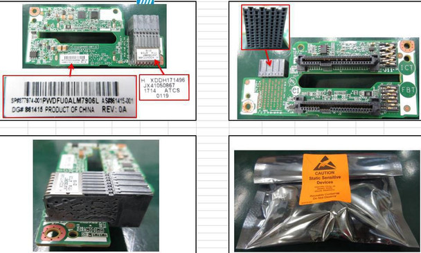 Hewlett Packard Enterprise 877974-001 SPS-PCA NVME HDD BKPLN 877974-001