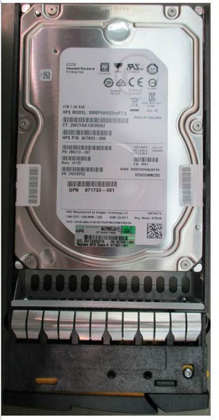 Hewlett Packard Enterprise 871861-001 DRV 6TB HDD SAS6G LFF 871861-001