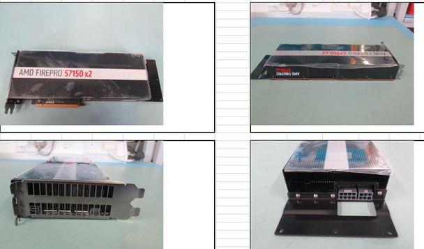 Hewlett Packard Enterprise 820179-001 PCA AMD FIREPRO S7150X2 ACCEL. 820179-001