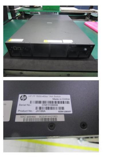Hewlett Packard Enterprise JH188-61001 SU FF 5930-4SLOT TAA SWITCH JH188-61001