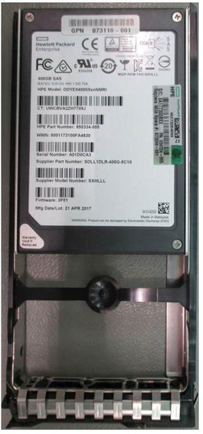 Hewlett Packard Enterprise 872800-001 400GB SSD SFF SD 872800-001