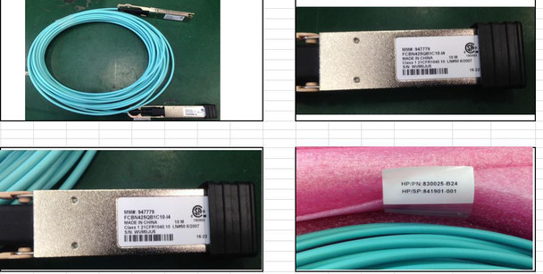 Hewlett Packard Enterprise 841901-001 OPTICAL CABLE10M100GBQSFP28 841901-001