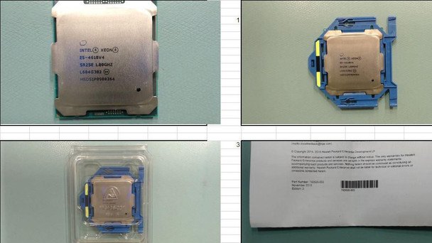 Hewlett Packard Enterprise 852377-001 CPU BDW E5-4610V4 10C 1.8GHZ 852377-001