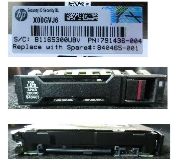Hewlett Packard Enterprise 840465-001 DRV 1.8TB HDD 6G SAS 10K SFF 840465-001