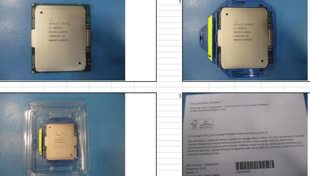 Hewlett Packard Enterprise 858204-001 BDW E7-8894V4 24C 2.4GHZ 165W 858204-001