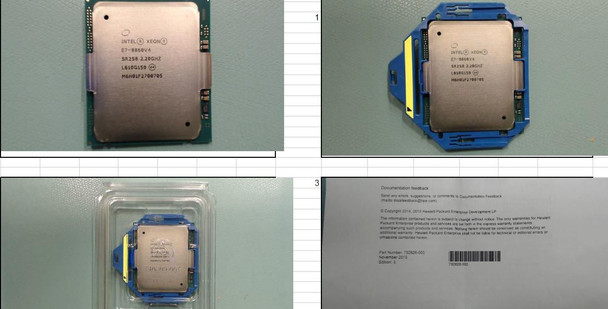Hewlett Packard Enterprise 858196-001 SPS CPU BDW E7-8860V4 18C 858196-001