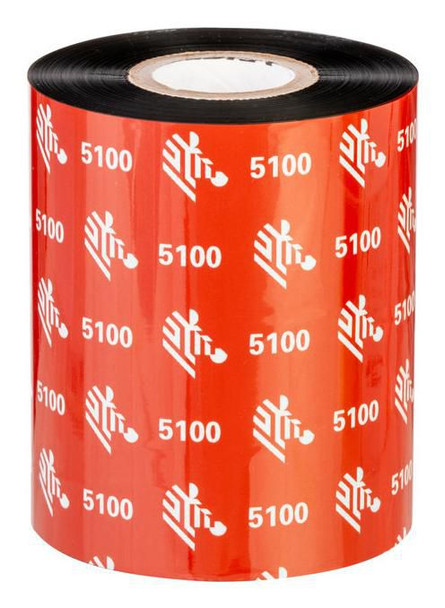 Zebra 05100BK08345 Ribbon. resin. 83mm x 450m 05100BK08345