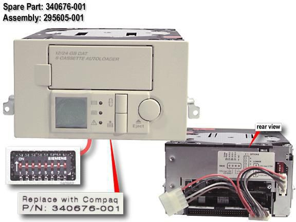 HP 340676-001-RFB 12/24Gb Int Dat Drive 340676-001-RFB