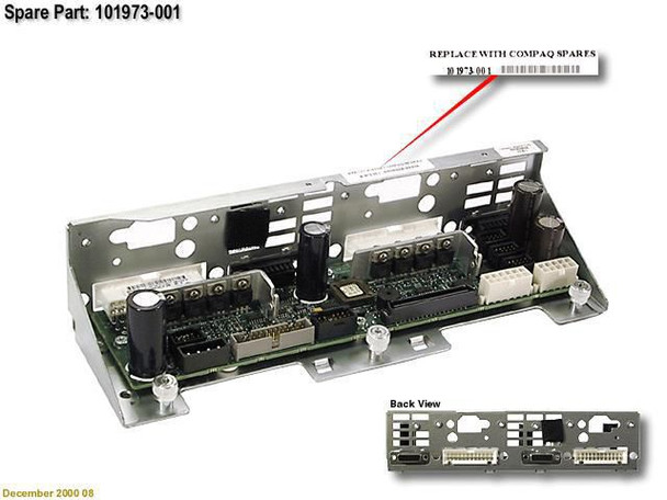 Hewlett Packard Enterprise 101973-001 BD.POWER.BACKPLANE W/TRAY 101973-001