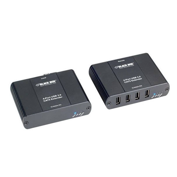Black Box IC400A-R2 4 PORT CAT5 USB 20 EXTENDER IC400A-R2