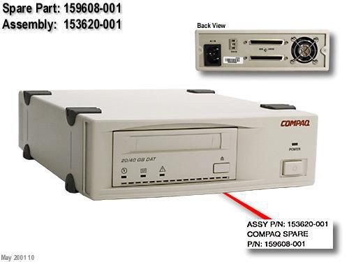 HP 159608-001-RFB DRV.DAT.20/40GB.EXTERNAL 159608-001-RFB