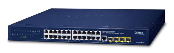 Planet GS-4210-24T4SR IPv4/IPv6. 24-Port GS-4210-24T4SR