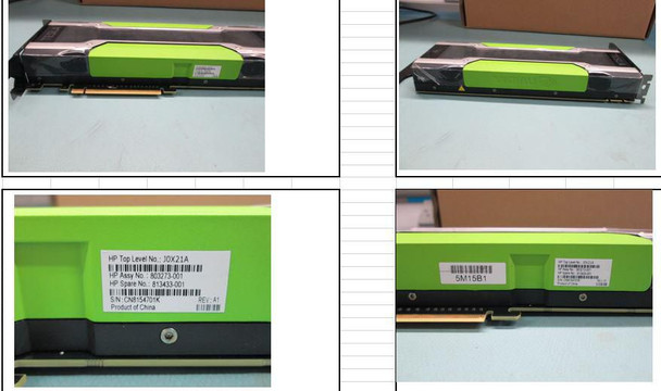Hewlett Packard Enterprise 813433-001 NVidia M60 Dual GPU PCIe 813433-001