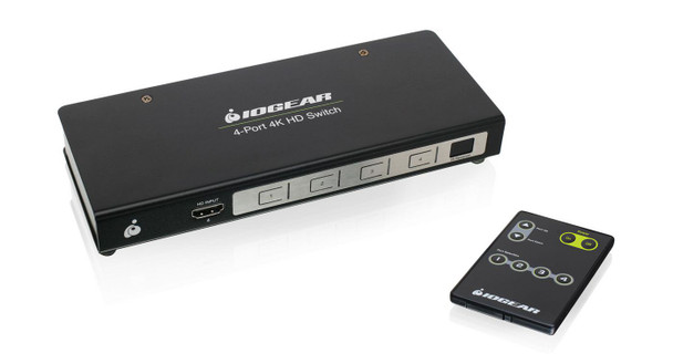 IOGEAR GHSW8441 4-Port HDMI Switch w/4K GHSW8441
