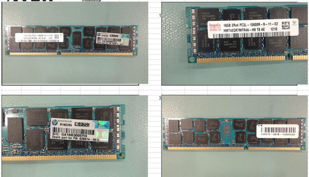 Hewlett Packard Enterprise 632204-001B-RFB HP 16GB 2RX4 PC3L-10600R-9 KIT 632204-001B-RFB
