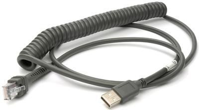 Datalogic CAB-524 Cable. USB. Type A Coiled CAB-524