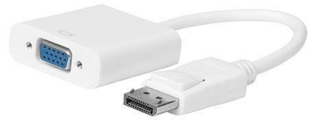 MicroConnect DPVGA15CMW Displayport-VGA M-F. 15cm DPVGA15CMW