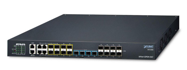 Planet GPL-8000 8-Port GPON OLT with 4-Port GPL-8000