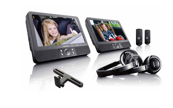 Lenco DVP939 DVD PLAYER W 9" SCREEN x2 DVP939