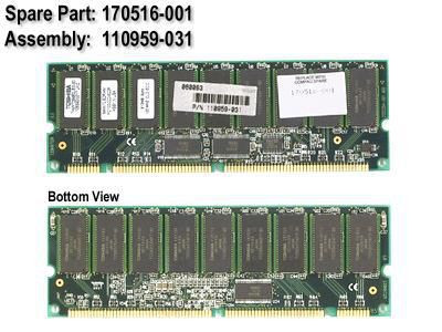 HP 170516-001-RFB MEM 512MB SDRAM.128MB.CL3 170516-001-RFB