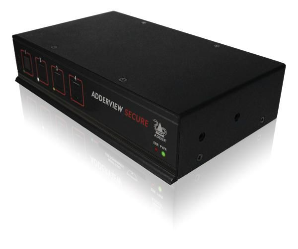Adder AVSD1004 Secure KVM Switch with USB AVSD1004