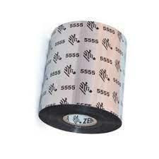 Zebra 05555BK110D Ribbon. wax/resin. 110mm x 30m 05555BK110D