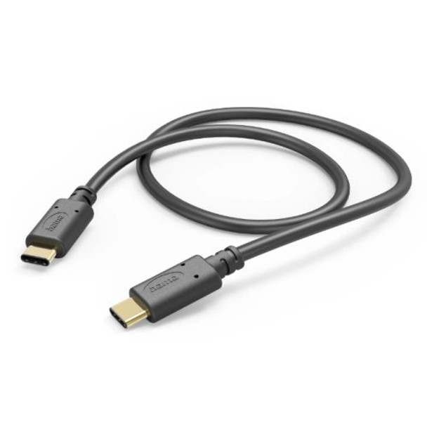 Hama Usb-C To Usb-C Quick Charging Cable Usb 2.0 1 Metre Black 00201589