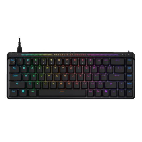 Asus Rog Falchion Ace Hfx Compact 65% Analog Rgb Gaming Keyboard Wired Dual Usb- 90MP03VE-BKEA20